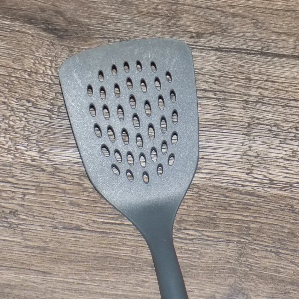 Sabatier Slotted Turner Spatula Kitchen Gray Good Stainless Steel‎ Handle